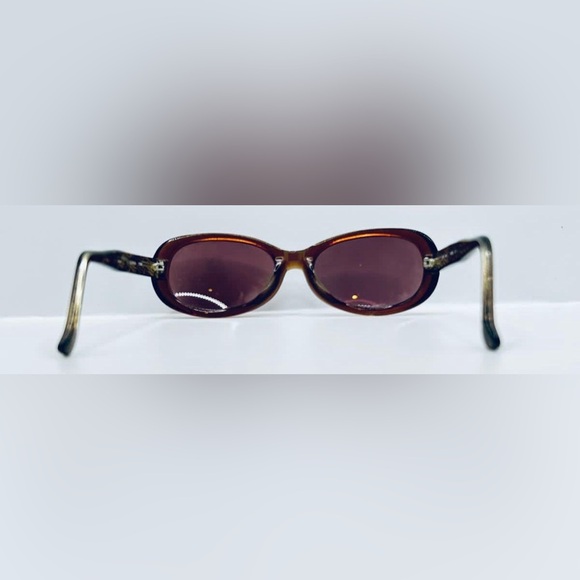Oakley Treaty 4.0 Brown Oval Sunglasses Frames Only - Picture 6 of 8